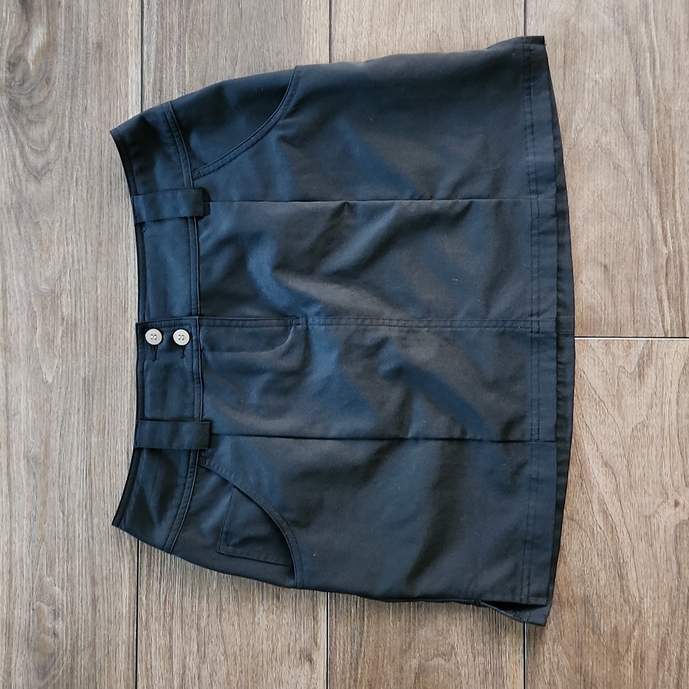 Adidas Clima Cool Black Golf Skirt Pockets 4